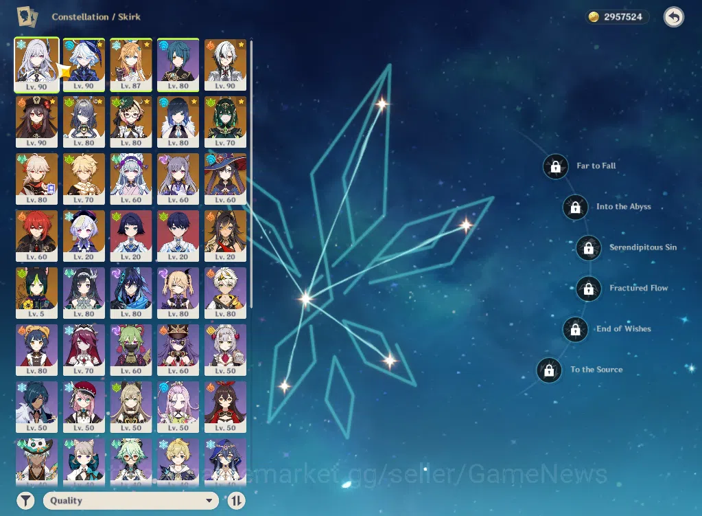 Genshin Impact Accounts ASIA|AR58|PremTeam Skrik|10Limited+6(*5WP)|Furina, image 3