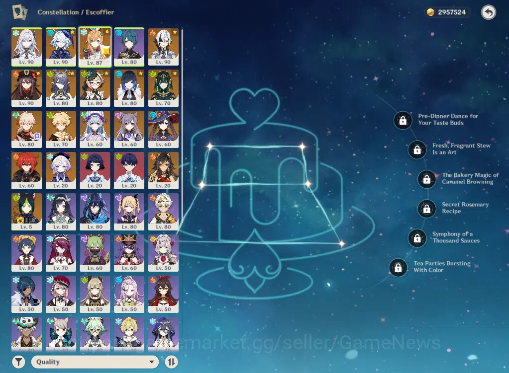 Genshin Impact Accounts ASIA|AR58|PremTeam Skrik|10Limited+6(*5WP)|Furina, image 5