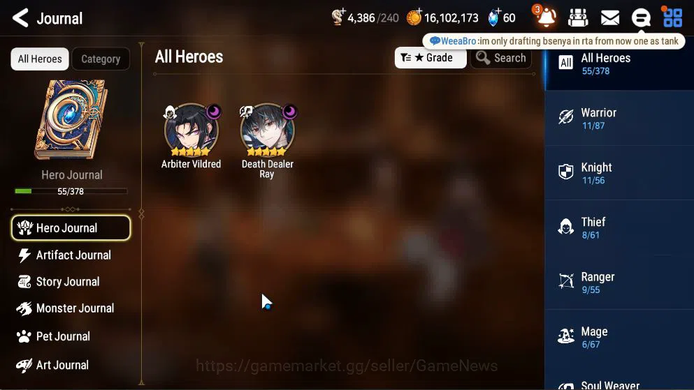 Epic Seven Accounts GLOBAL Unverif|New Era|2 ML(DD Ray, AVildred)+ Roa image 20