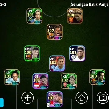 eFootball Accounts Legends & Iconic Players Mobile|PW 3152|Neymar Big T,Diego Forlan Big T,Gabriel Batistuta