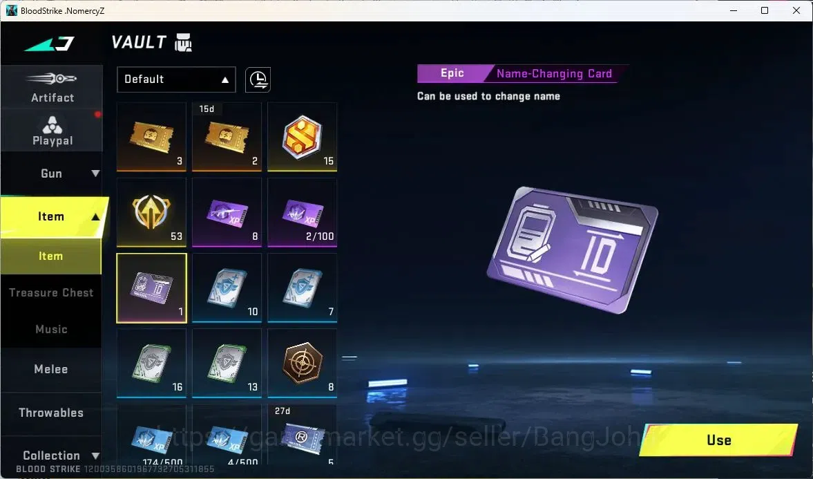 Blood Strike Accounts ASIA | 2 7DS: Kar98k,QBZ95|2 Ultra Gun|2 Limited G image 8