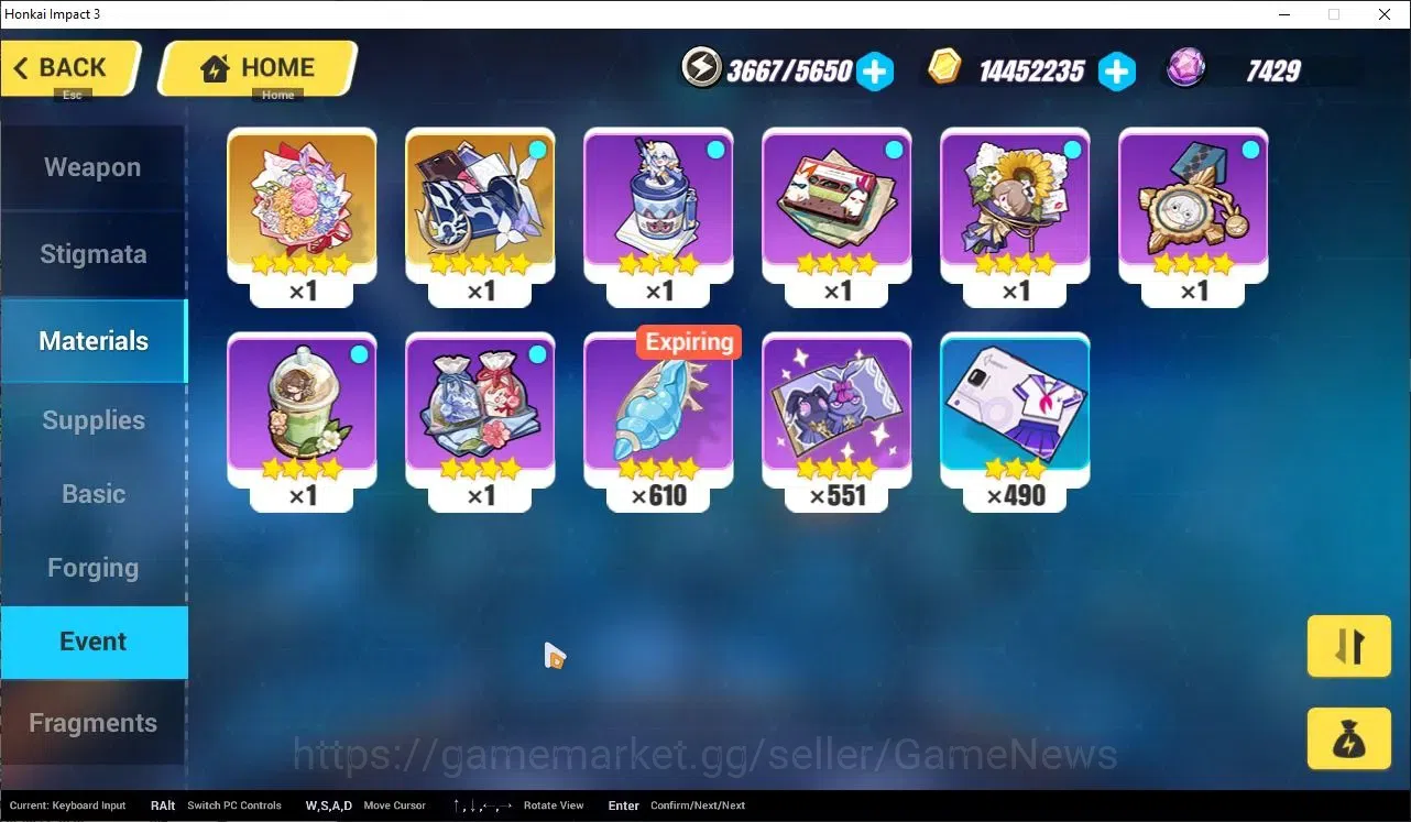 Honkai Impact 3rd Accounts End-Game SEA|Lvl 83|2 Fullset|Seele Wings of Panacea 4/4,Rita Miss E 4/4,Senadina3/4,Bronya H of 14