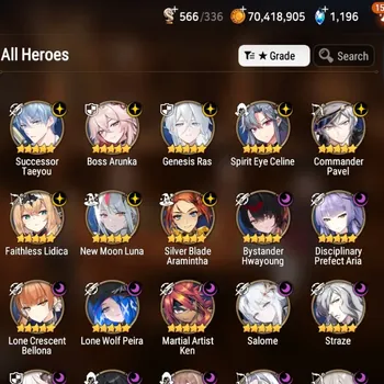 Epic Seven Accounts High-End Global UnVerif|26 ML(Salome,Sheperd,School NYulha,BArunka,Gras,etc)+Full