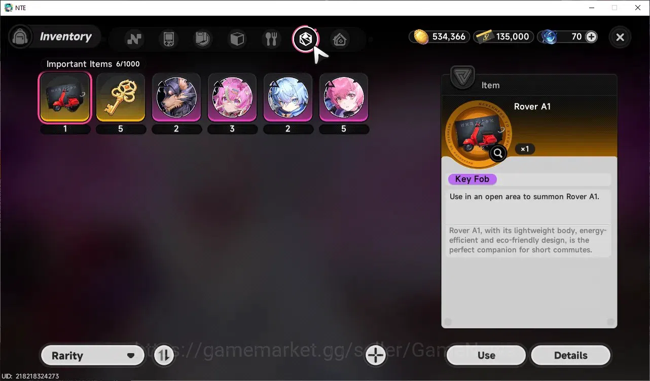 Neverness to Everness Accounts GLOBAL NA|HL8|TL1|4 S-Class (Shinku,Nanally),Hathor,Sakiri|1 S-ClassSelector|2 Limit 18