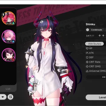 Neverness to Everness Accounts GLOBAL NA|HL8|TL1|4 S-Class (Shinku,Nanally),Hathor,Sakiri|1 S-ClassSelector|2 Limit