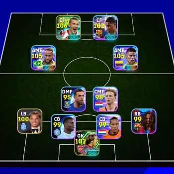 eFootball Accounts Legends & Iconic Players Android|PW 3107|Andrly Shevchenko Epic,Neymar Jr ShowT,James Rodriguez