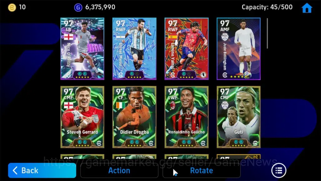 eFootball Accounts Android|Epic Steven Gerrard,Ronaldinho Gaucho,Show image 4