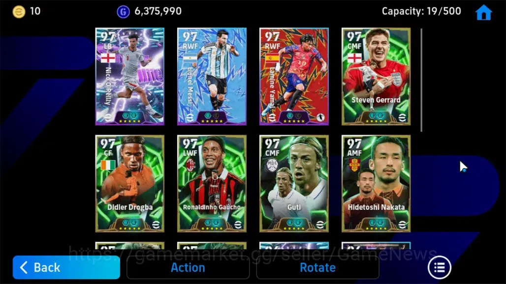 eFootball Accounts Android|Epic Steven Gerrard,Ronaldinho Gaucho,Show image 7