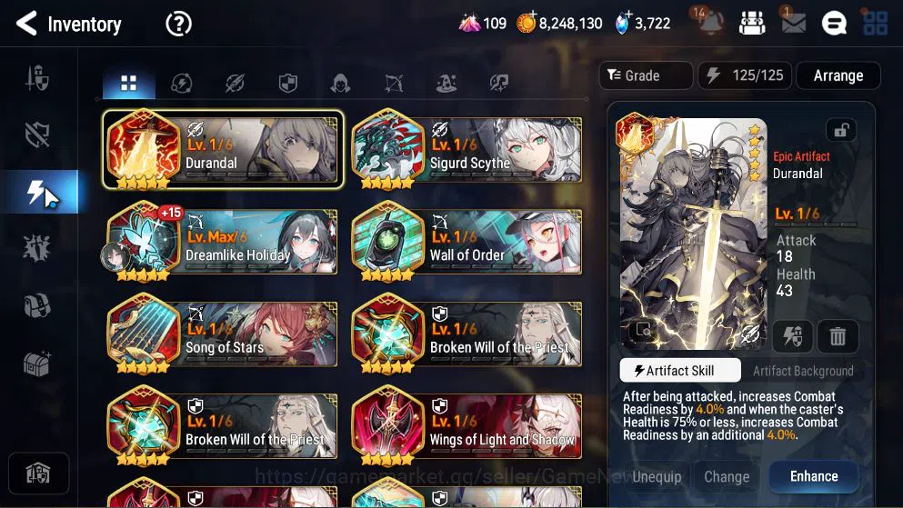 Epic Seven Accounts GLOBAL Unverif|New Era|5 ML(LOTScales,NM Luna,US C image 11
