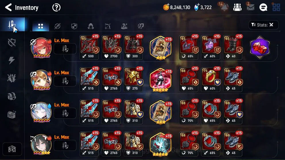 Epic Seven Accounts GLOBAL Unverif|New Era|5 ML(LOTScales,NM Luna,US C image 13