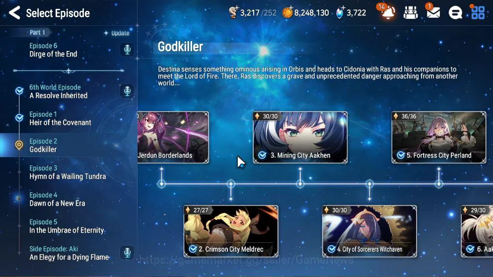 Epic Seven Accounts GLOBAL Unverif|New Era|5 ML(LOTScales,NM Luna,US C image 7