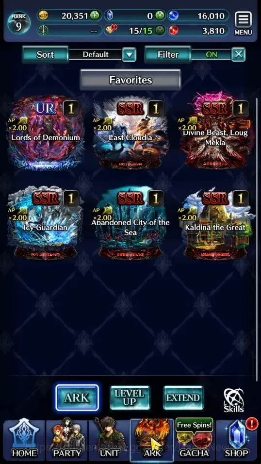Last Cloudia Accounts Endgame GLOBAL|Rank 9|Top Tier Unit [Demon Lord Judecca-Samekh + ARK,A Roland,G Lilaha,POG Zero,Etc]|1 2