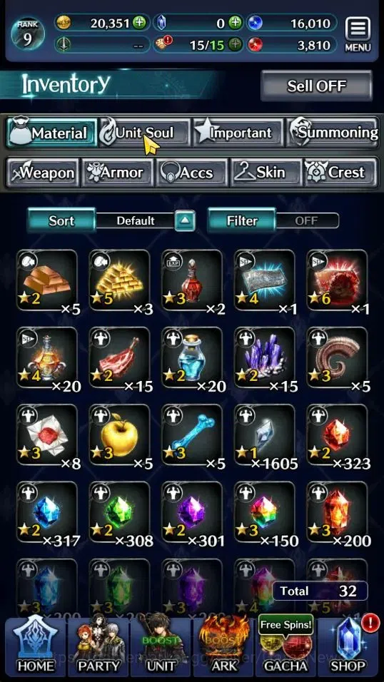 Last Cloudia Accounts Endgame GLOBAL|Rank 9|Top Tier Unit [Demon Lord Judecca-Samekh + ARK,A Roland,G Lilaha,POG Zero,Etc]|1 7