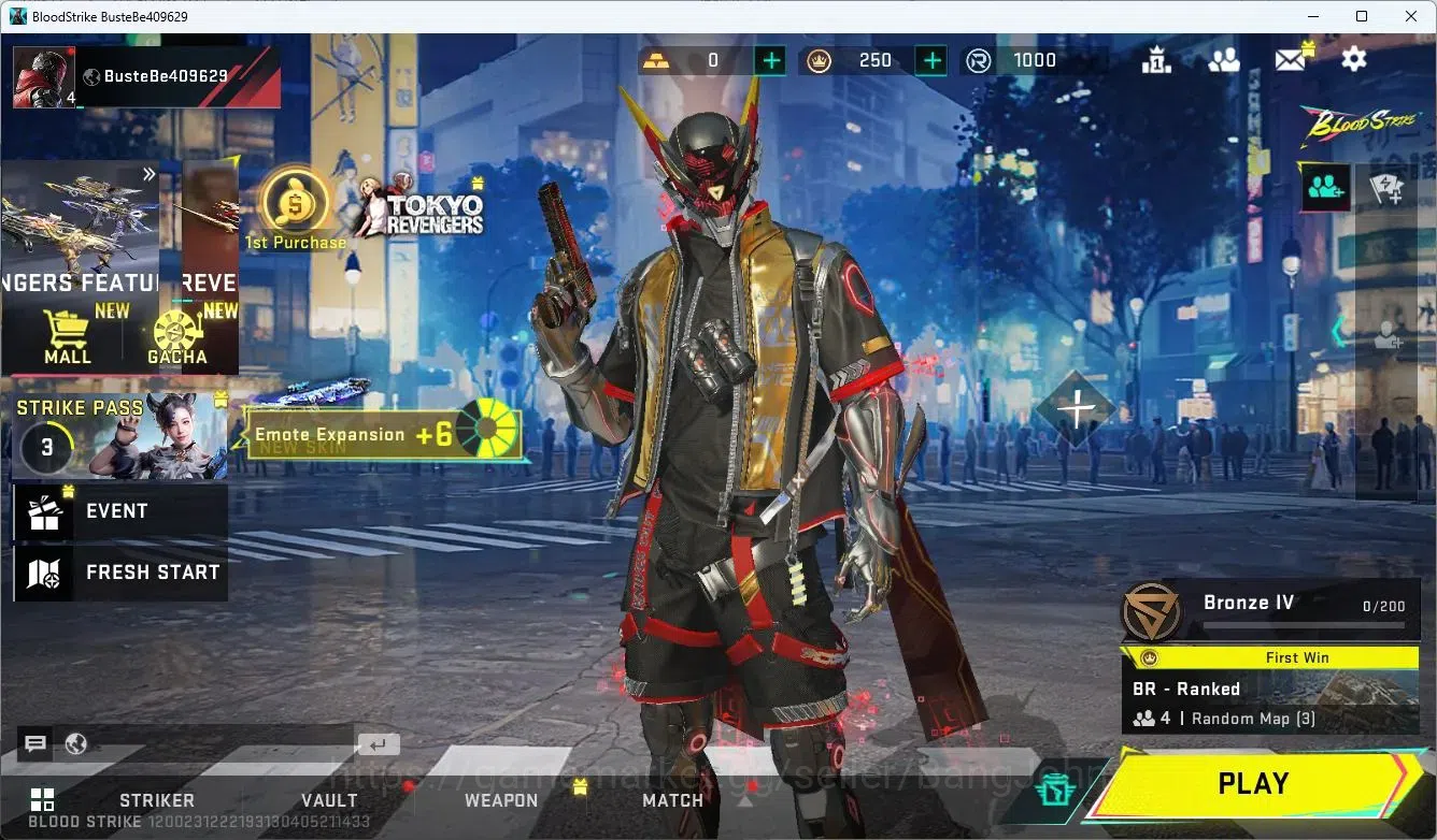 Blood Strike Accounts ASIA | Ultra ETHAN Raid Mask|Legendary Desert Eagl image 1