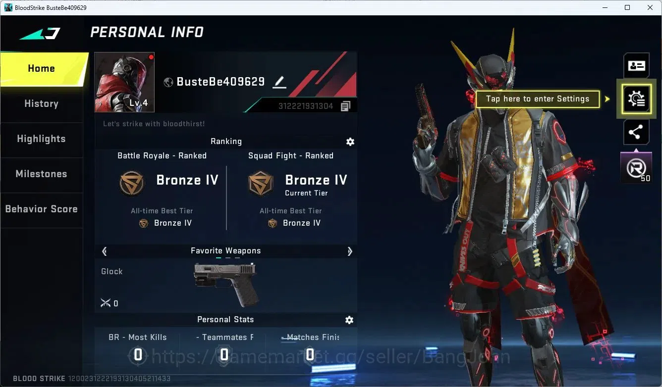 Blood Strike Accounts ASIA | Ultra ETHAN Raid Mask|Legendary Desert Eagl image 2