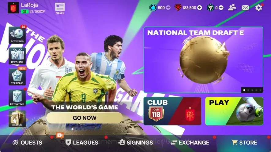 EA SPORTS FC Mobile Accounts OVR 118/15B Value|Best Starter 183k Gems + 11,9k R image 1