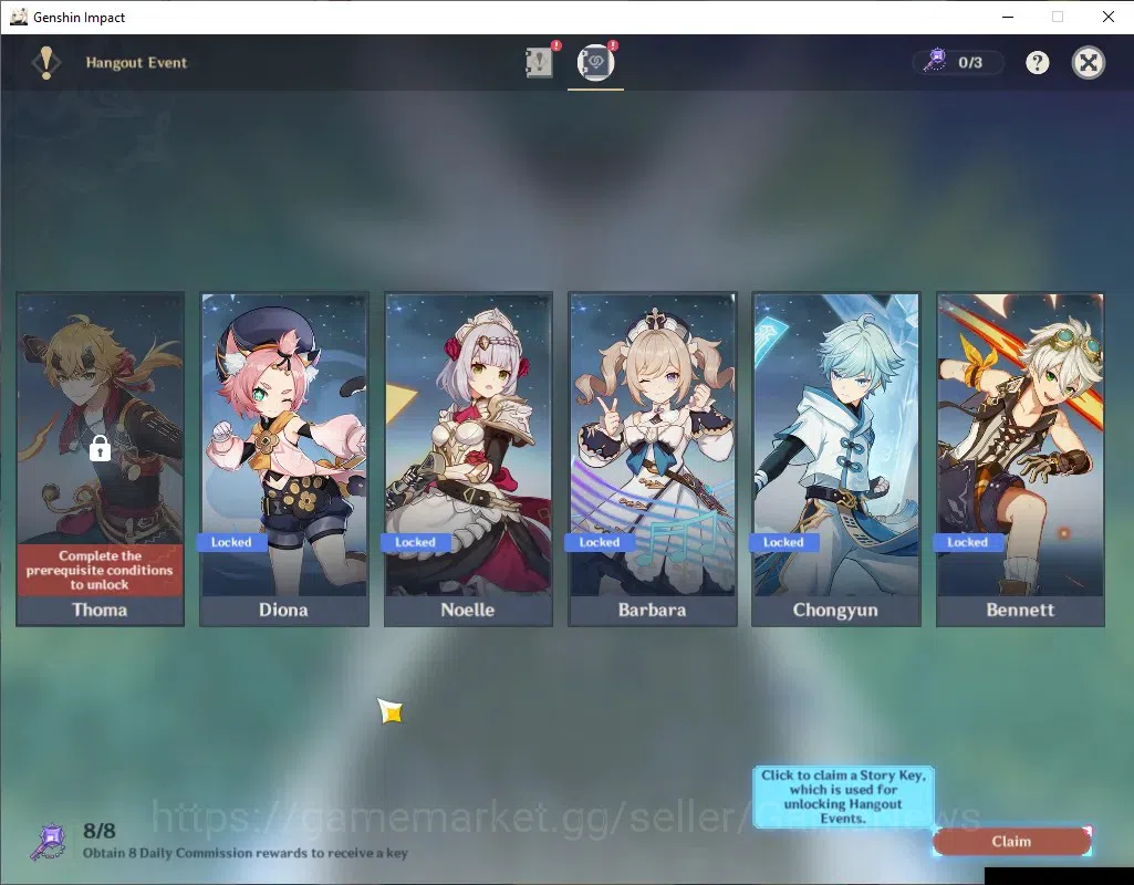 Genshin Impact Accounts ASIA|AR 49|3 Limited + 2(*5 Weapon)|Mavuika C1,Col image 19