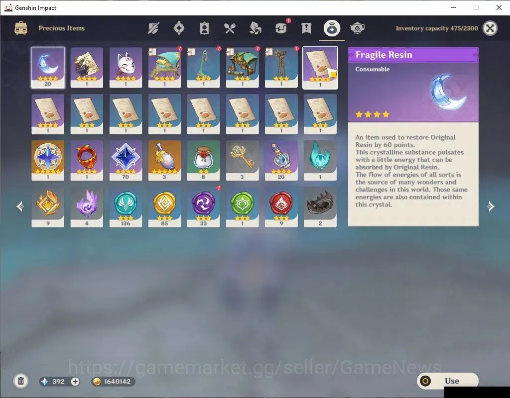 Genshin Impact Accounts ASIA |AR 55|6 Limited+6(*5Weapon)|Mualani,Raiden,X image 10