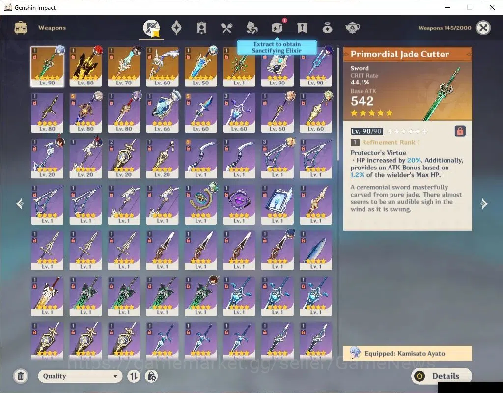 Genshin Impact Accounts ASIA |AR 55|6 Limited+6(*5Weapon)|Mualani,Raiden,X image 5