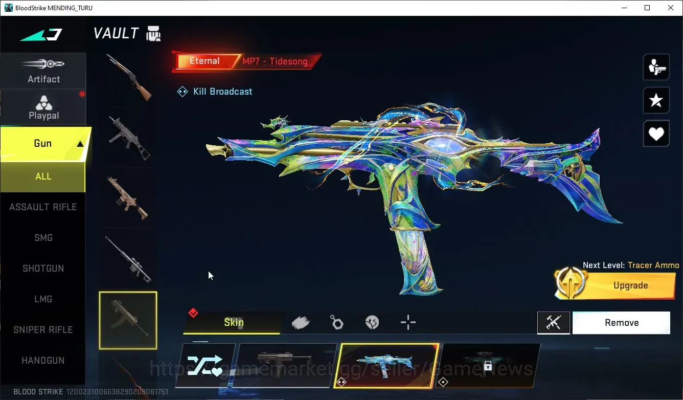 Blood Strike Accounts Collab Skin ASIA|ETERNAL MP7 DeAgle+MELEE Staff|Collab AOT2 Katya,M4A1 Batle Faith,OPM SKS,Ethan,+Many 1