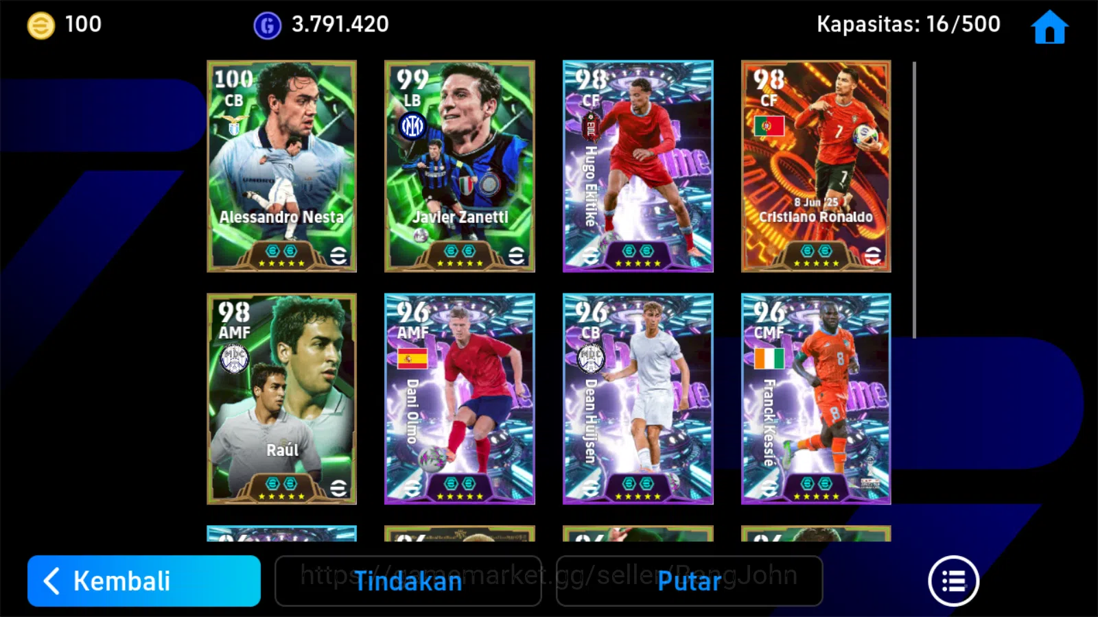 eFootball Accounts Power 3181 | ronaldo bigtime,ekitike show,zanetti  image 4