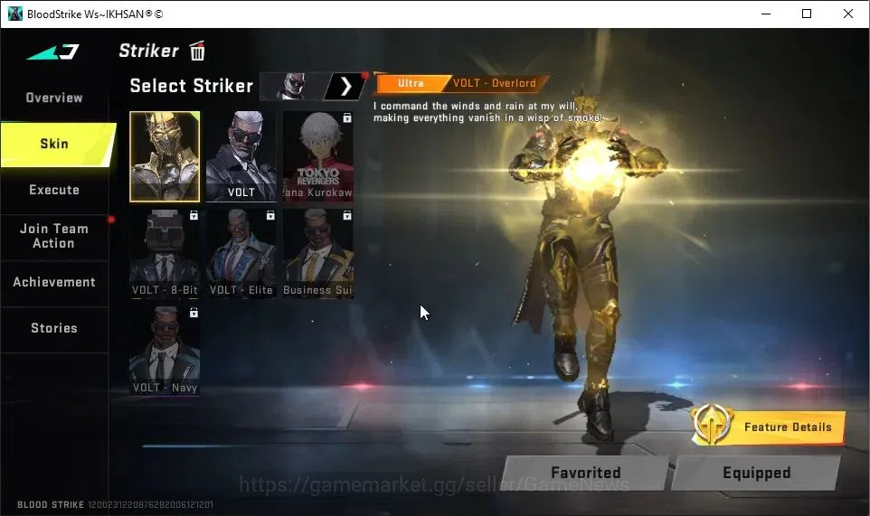 Blood Strike Accounts ASIA|Starter|3 ULTRA[VOLT-Overlord,VAL-PITCH STRIK image 3