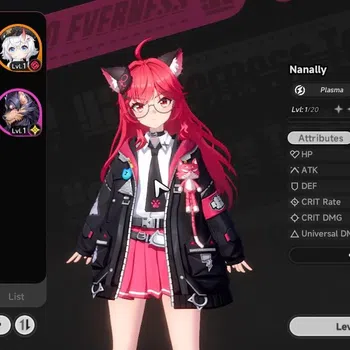 Neverness to Everness Accounts GLOBAL EU|HL 3|2 SSR [Nanally,Sakiri]|1 S Arc|4 SR image 1