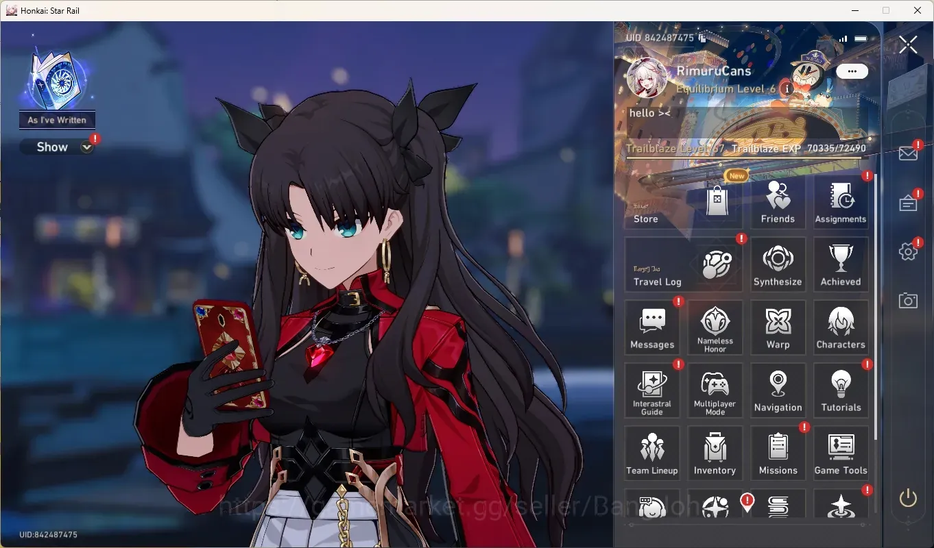 Honkai Star Rail Accounts End Game ASIA|TL 67|11 Limited,3 PremTeam [Archer,Yao 1