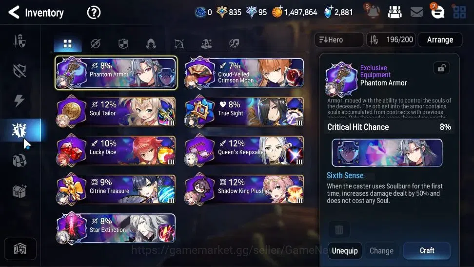Epic Seven Accounts High-End GLOBAL UnVerif|New Era|8 ML(BoRunka,LC Bellona,SE Celine,etc)+Estelle,Setsuka,Etc|AUTO WBC 20