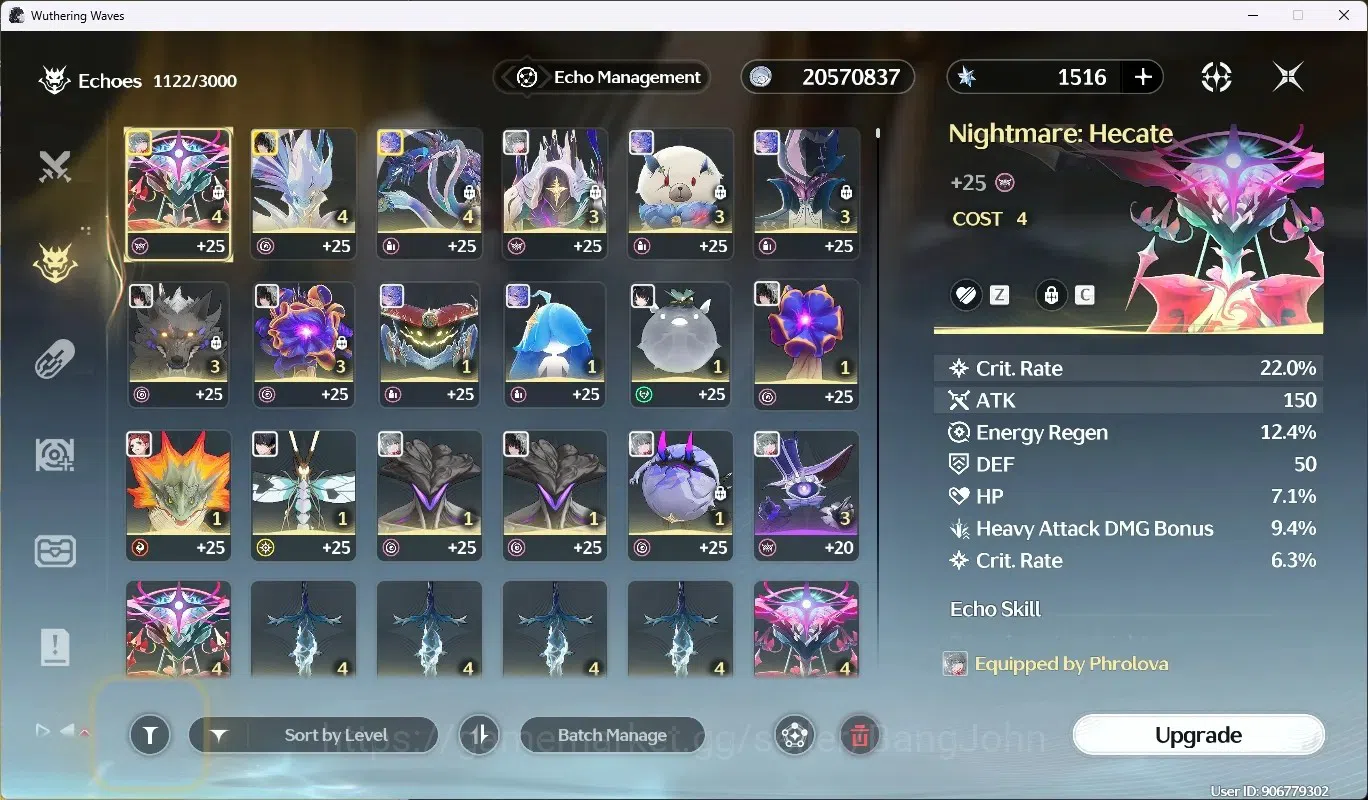 Wuthering Waves Accounts SEA|UL 47|Rank 4|4 Limited [Chisa R1,Phrolova]+Sig image 11