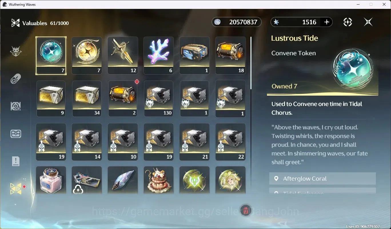 Wuthering Waves Accounts SEA|UL 47|Rank 4|4 Limited [Chisa R1,Phrolova]+Sig image 16