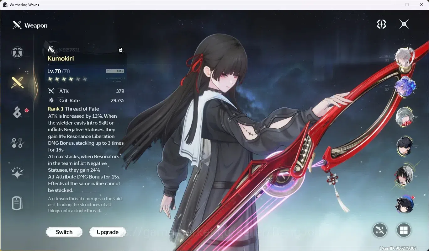Wuthering Waves Accounts SEA|UL 47|Rank 4|4 Limited [Chisa R1,Phrolova]+Sig image 5