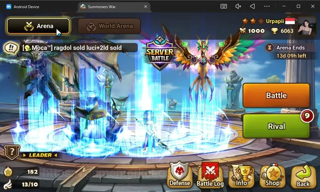 Summoners War: Sky Arena Accounts ASIA Lv100|3 LD[Fermion,Nigong,Dorothy]|60 Total N image 10