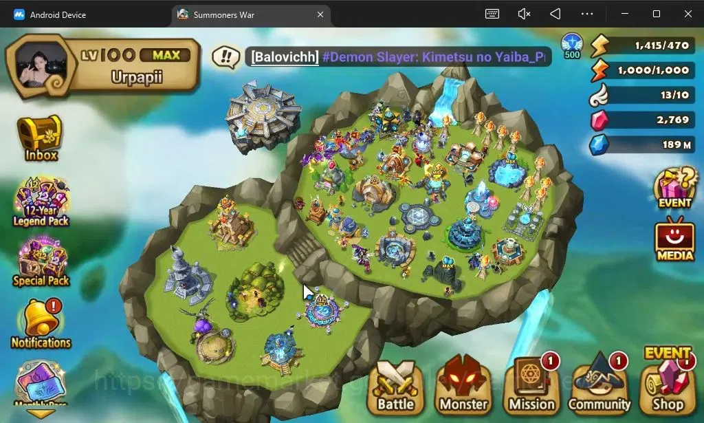 Summoners War: Sky Arena Accounts ASIA Lv100|3 LD[Fermion,Nigong,Dorothy]|60 Total N image 2