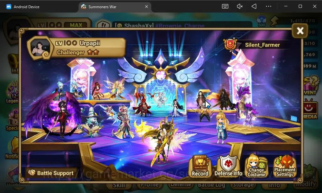 Summoners War: Sky Arena Accounts ASIA Lv100|3 LD[Fermion,Nigong,Dorothy]|60 Total N image 3