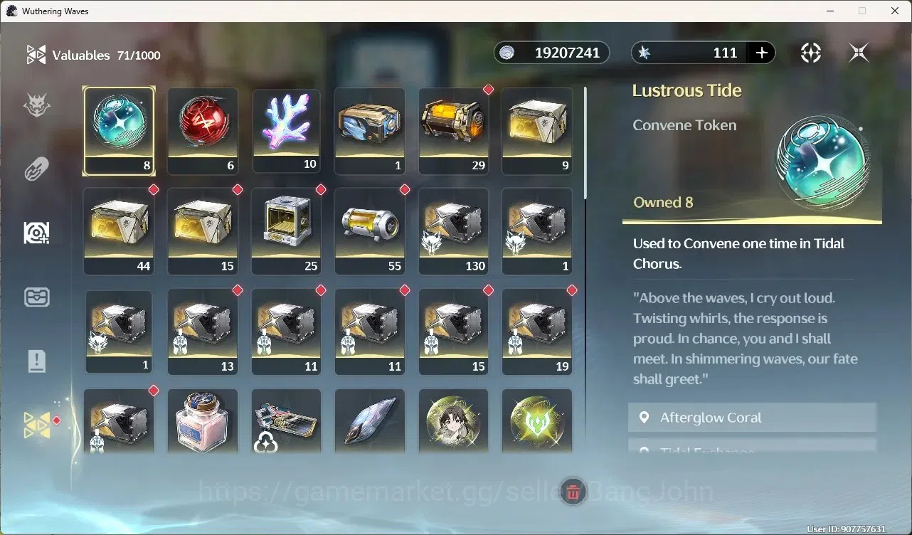 Wuthering Waves Accounts Starter SEA|UL 49|Rank 5|2 Char Limited [Yangyang: Xuanli Rc4]+Sign,Rebecca | Mc Female | TakeMail 14