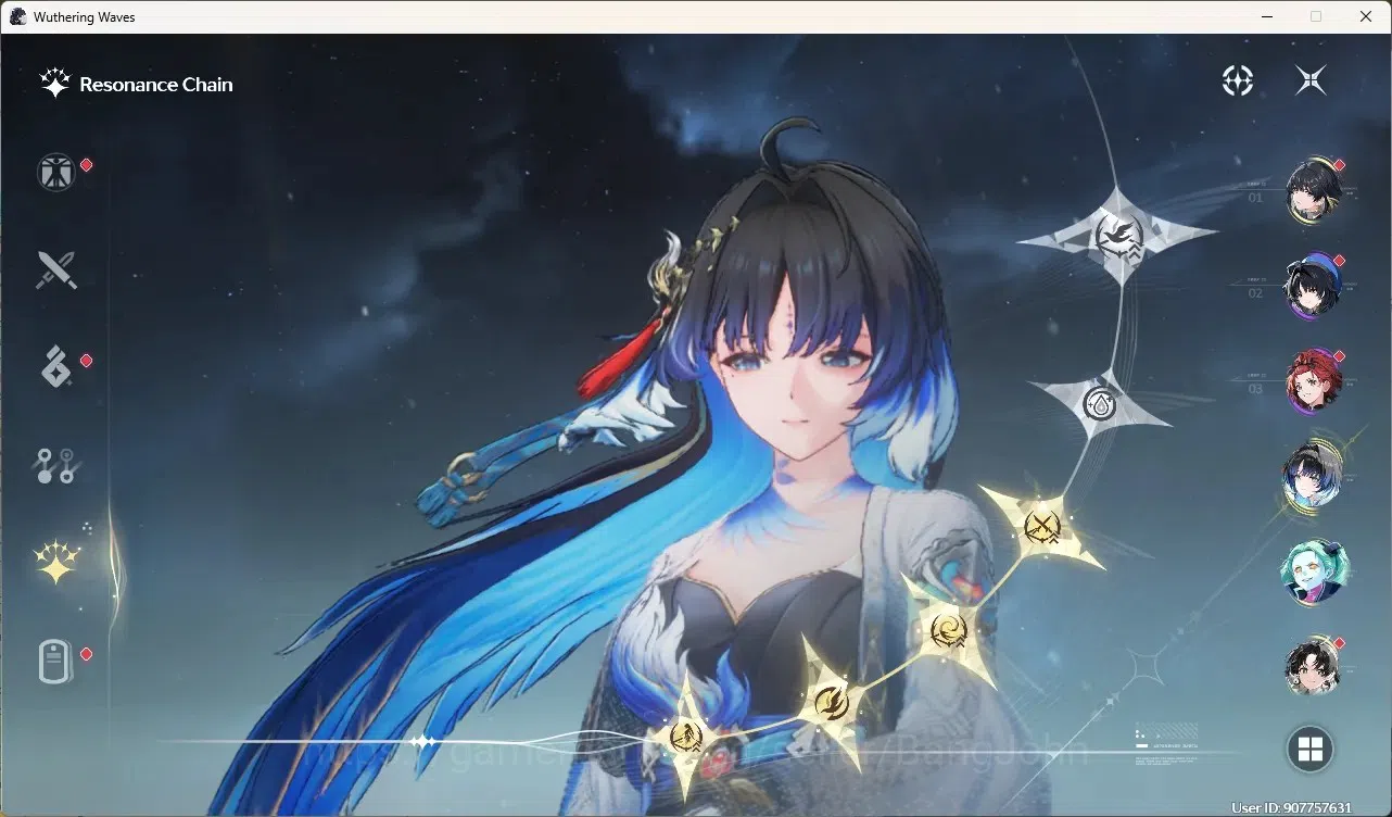 Wuthering Waves Accounts Starter SEA|UL 49|Rank 5|2 Char Limited [Yangyang: Xuanli Rc4]+Sign,Rebecca | Mc Female | TakeMail 3