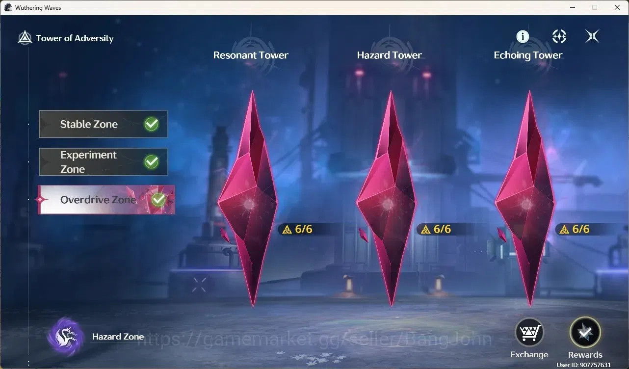 Wuthering Waves Accounts Starter SEA|UL 49|Rank 5|2 Char Limited [Yangyang: Xuanli Rc4]+Sign,Rebecca | Mc Female | TakeMail 6