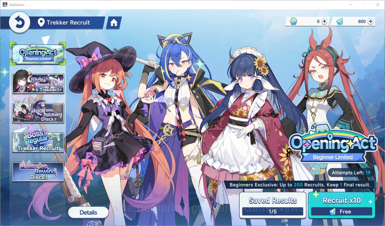 Stella Sora Accounts GLOBAL | Fresh Starter Chitose + Chixia + Selector image 2