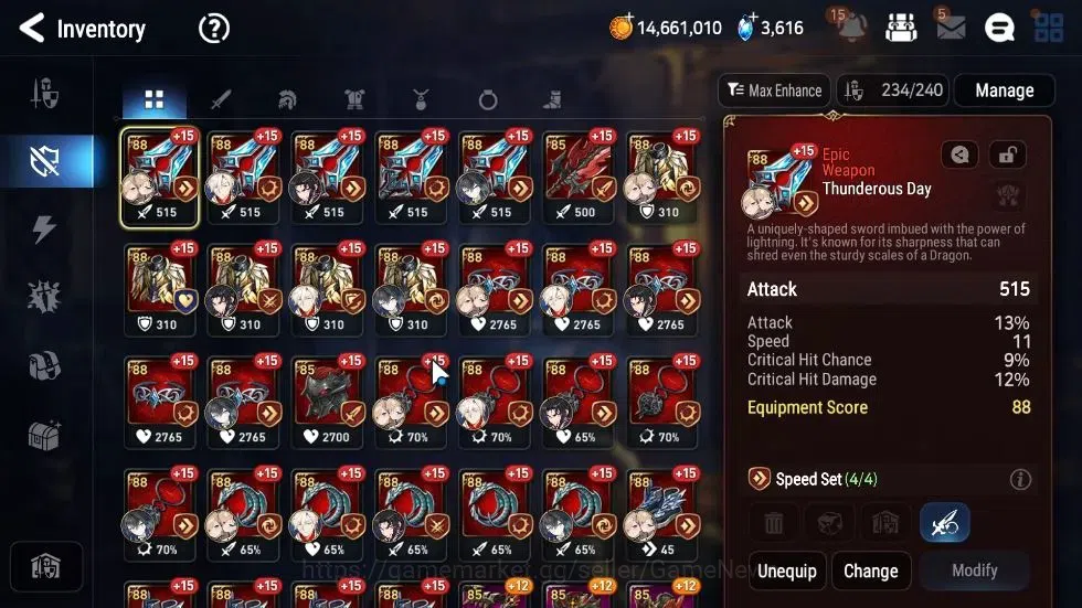Epic Seven Accounts GLOBAL Unverif|New Era|3 ML(Rhiana N Luciel,LC Bel image 15
