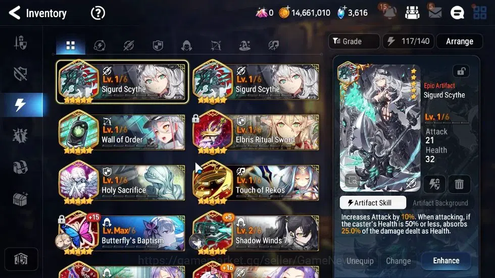 Epic Seven Accounts GLOBAL Unverif|New Era|3 ML(Rhiana N Luciel,LC Bel image 16
