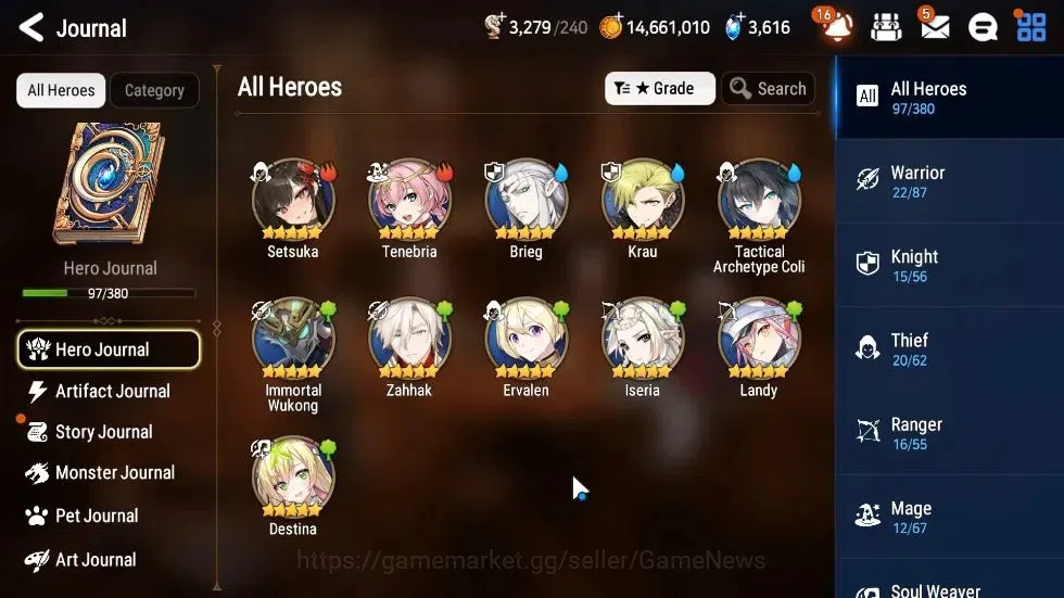 Epic Seven Accounts GLOBAL Unverif|New Era|3 ML(Rhiana N Luciel,LC Bel image 7