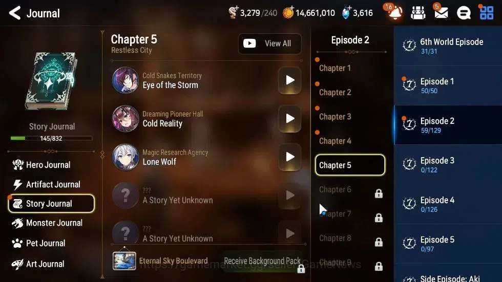 Epic Seven Accounts GLOBAL Unverif|New Era|3 ML(Rhiana N Luciel,LC Bel image 9