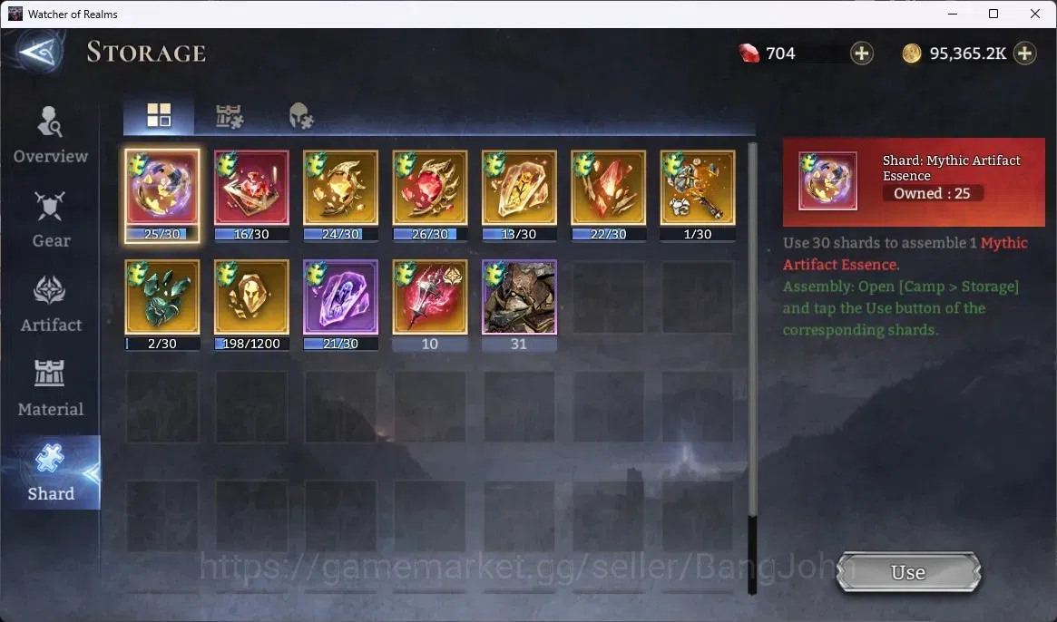 Watcher of Realms Accounts Global 60xx|Power 3,7M|5 Lord : Ezareth,Oren,Torod image 15