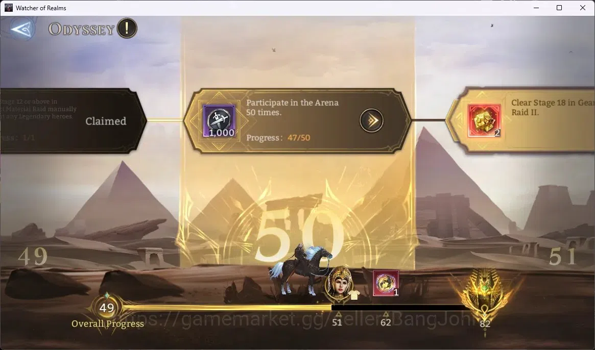 Watcher of Realms Accounts Global 60xx|Power 3,7M|5 Lord : Ezareth,Oren,Torod image 16