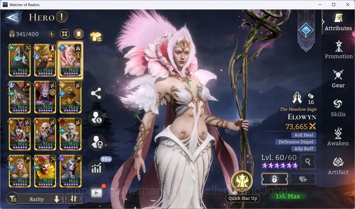 Watcher of Realms Accounts Global 60xx|Power 3,7M|5 Lord : Ezareth,Oren,Torod image 20