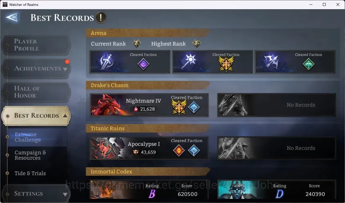 Watcher of Realms Accounts Global 60xx|Power 3,7M|5 Lord : Ezareth,Oren,Torod image 5