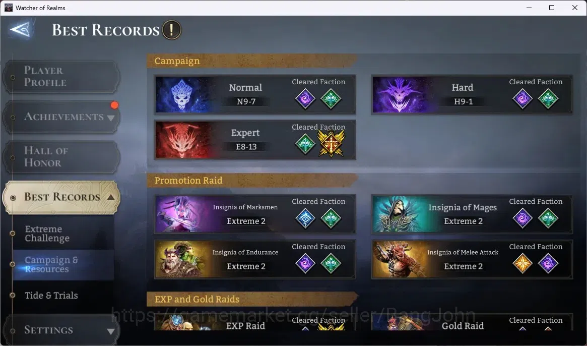 Watcher of Realms Accounts Global 60xx|Power 3,7M|5 Lord : Ezareth,Oren,Torod image 6