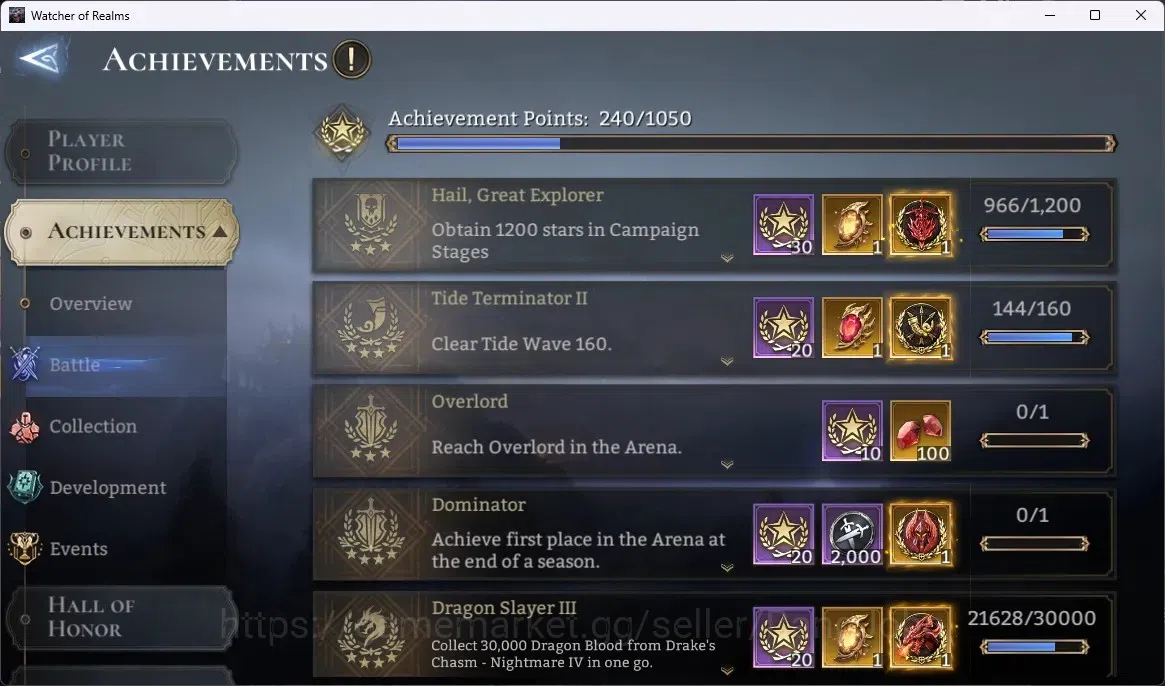 Watcher of Realms Accounts Global 60xx|Power 3,7M|5 Lord : Ezareth,Oren,Torod image 8