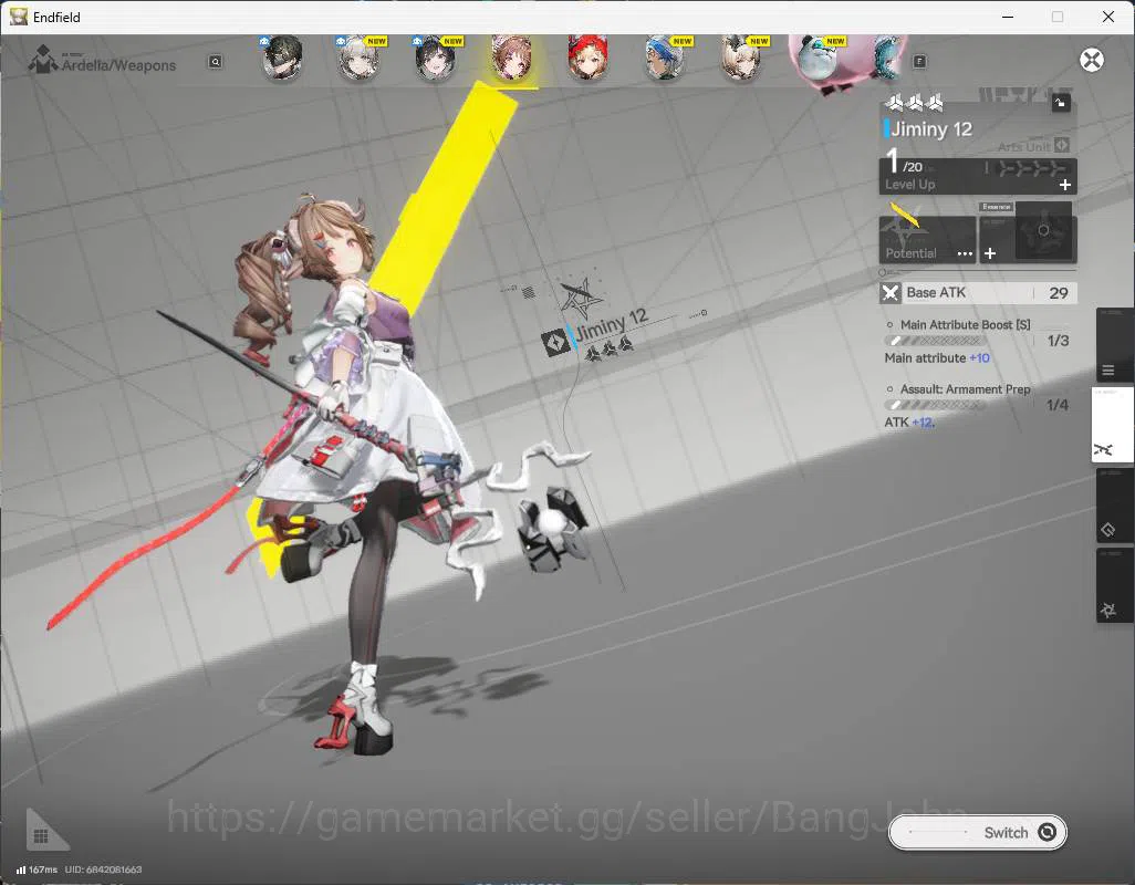 Arknights: Endfield Accounts NA | Starter Fresh Rossi, Ardelia, WP 6s 2 more de image 2
